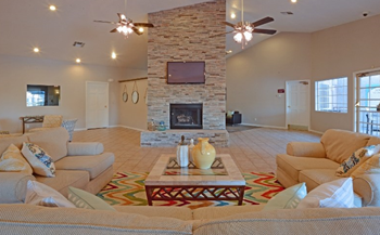 Clubhouse with media room